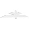 Ekena Millwork Redmond Architectural Grade PVC Gable Bracket, 108"W x 18"H x 2"D x 6"F, 4/12 Pitch GBP108X18X0206RED00 - alternate 1